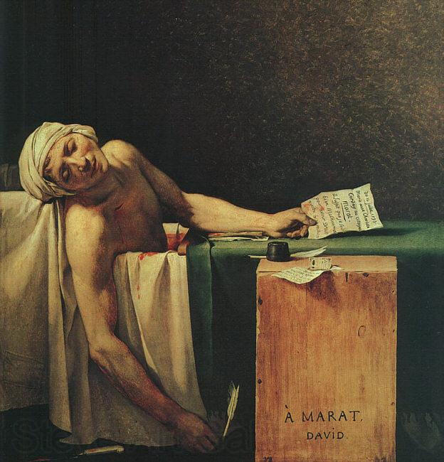 Jacques-Louis David The Death of Marat France oil painting art